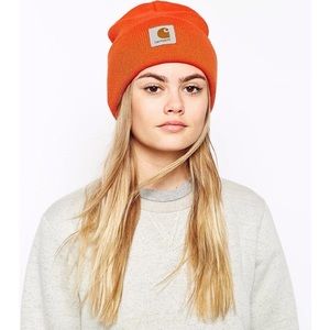 Carhartt Neon Orange Beanie